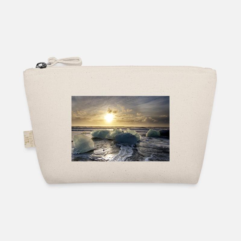 Isländischer Strand Bio-Täschchen