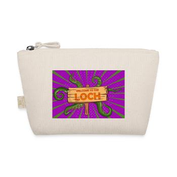 Welcome to the Loch (lake) Scotland Spooky Hallowe - Organic Pouch - nature - Front