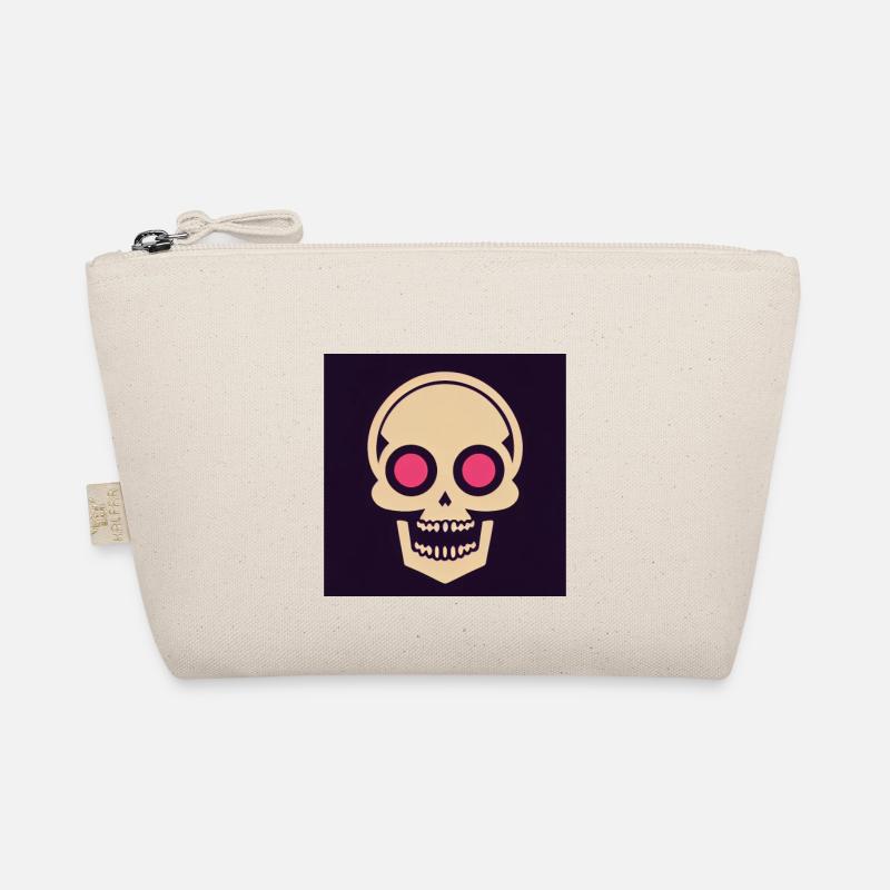 Skull Icon Feuerauge - Bio-Täschchen - Natur
