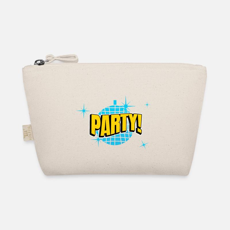 Party Disco Comic Stil Blase Graffiti Schriftzug Bio-Täschchen