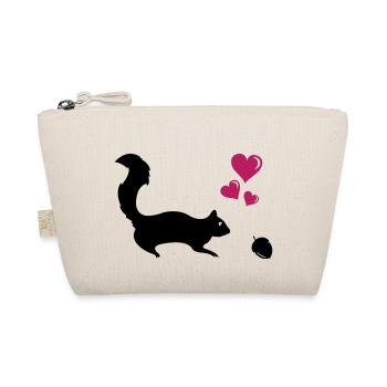 Eichhörnchen Love - Bio-Täschchen - Natur - Vorne