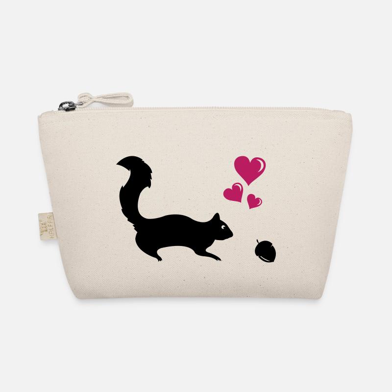 Eichhörnchen Love Bio-Täschchen