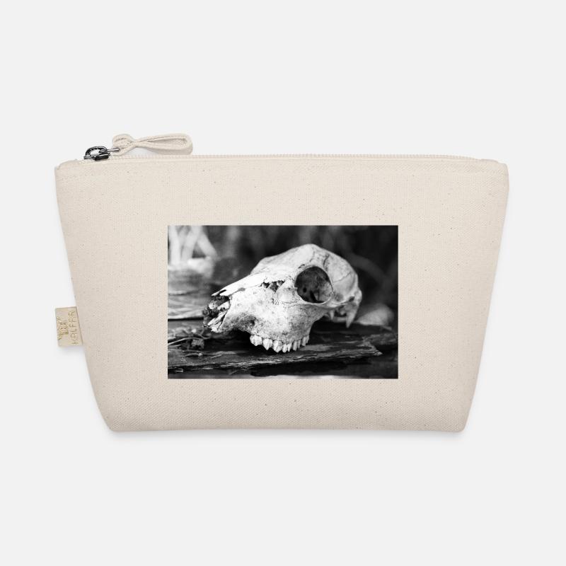 Skull - Bio-Täschchen - Natur