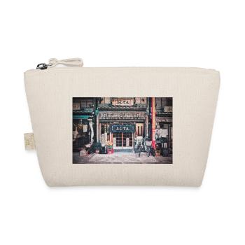 Vintage Bicycle by a Tiny Nostalgic Store Painting - Trousse biologique - nature - Devant
