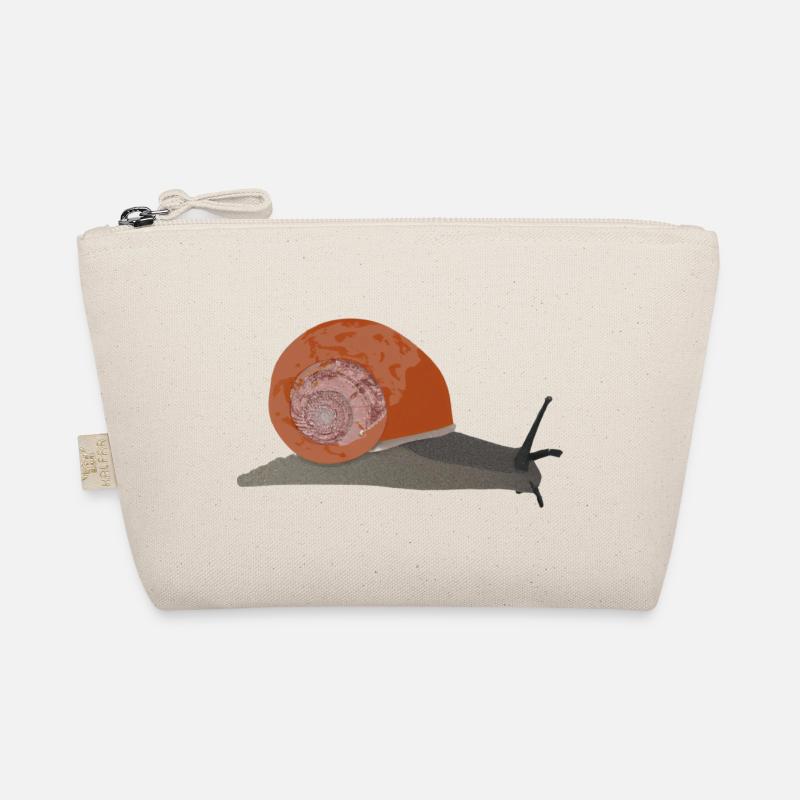 snail Illustration Organic Pouch