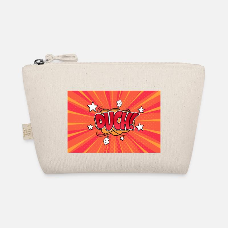 Au! Comic Style Bubble Graffiti Schriftzug Bio-Täschchen