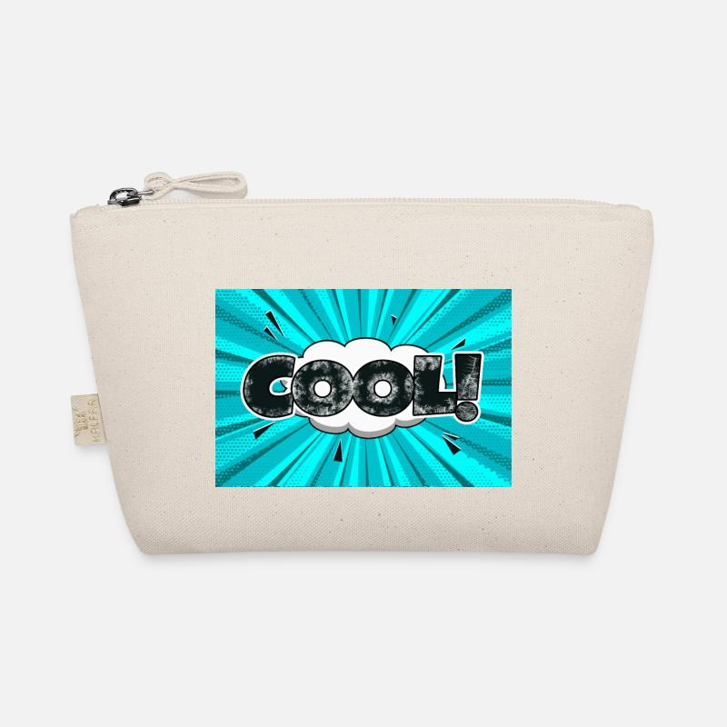 cool Comic Style Bubble Graffiti Lettering Organic Pouch