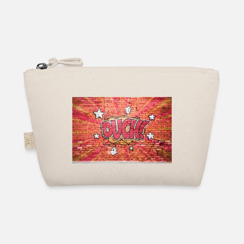 Au! Comic Style Bubble Graffiti Schriftzug Bio-Täschchen