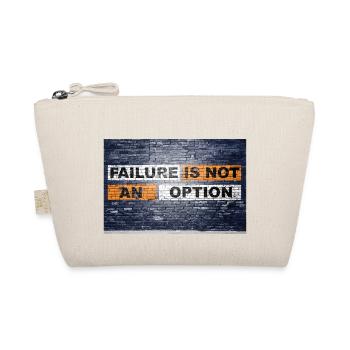 Failure is not an option saying lettering Graffiti - Organic Pouch - nature - Front