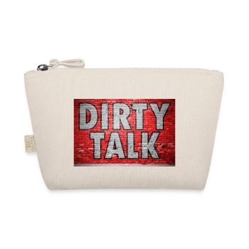 Dirty Talk Graffiti Brick Wall - Organic Pouch - nature - Front
