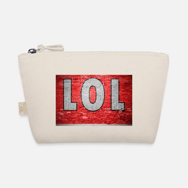 Lol Brick Wall Graffiti Organic Pouch
