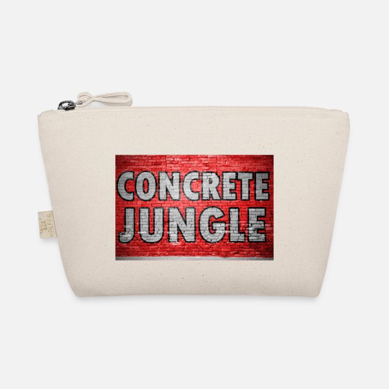Concrete Jungle Brick Wall Graffiti Organic Pouch
