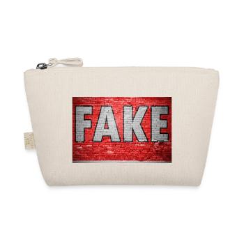 Fake Brick Wall Graffiti - Organic Pouch - nature - Front