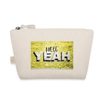 yes brick wall graffiti - Organic Pouch - nature - Front