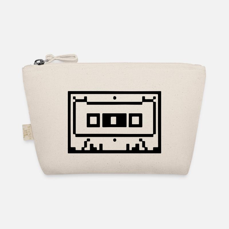 Cassette Pixelated Retro Gift Idea Organic Pouch