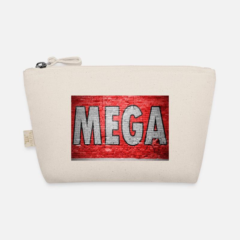 Mega Ziegelsteinmauer Graffiti Bio-Täschchen