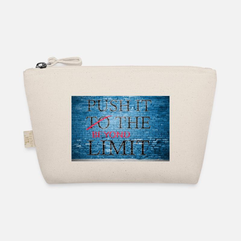 Push It Beyond the Limit Graffiti Bio-Täschchen