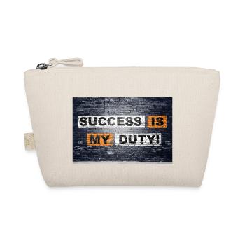 Success is my duty! saying lettering Graffiti - Bio-Täschchen - Natur - Vorne