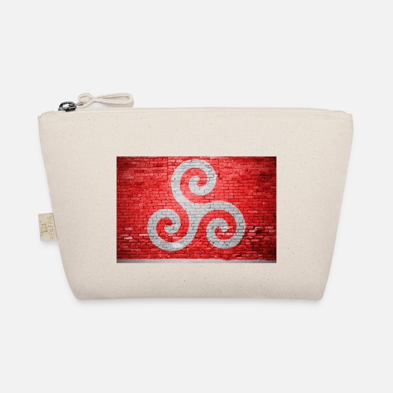 Triskele BDSM Brick Wall Graffiti Organic Pouch