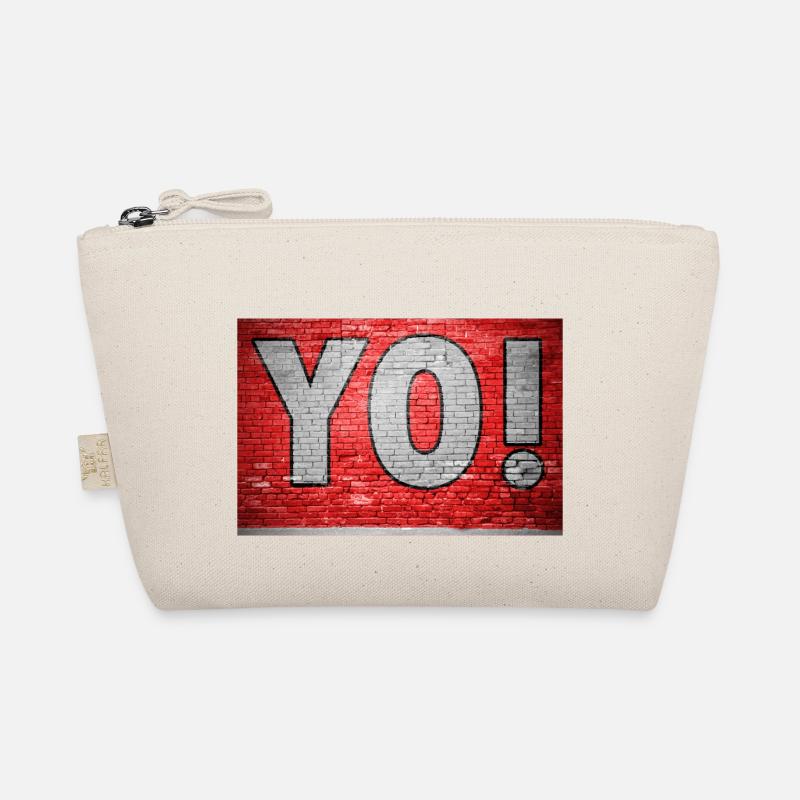 Yo! Brick Wall Graffiti Organic Pouch