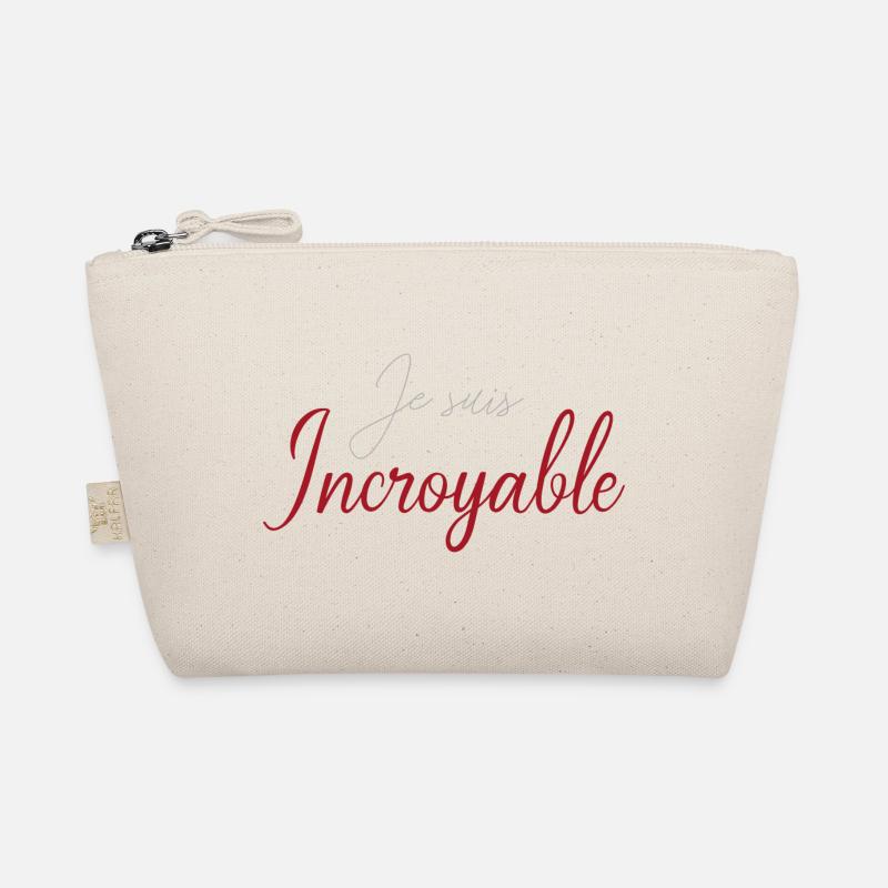 Je suis Incroyable Script Rouge Trousse biologique