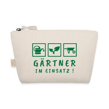 Gärtner im Einsatz - Bio-Täschchen - Natur - Vorne
