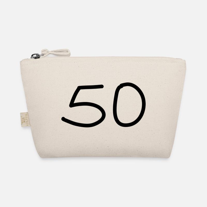 50e anniversaire cinquante numéro noir Trousse biologique