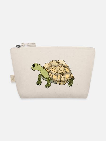 Schildkröte - Bio-Täschchen - Natur