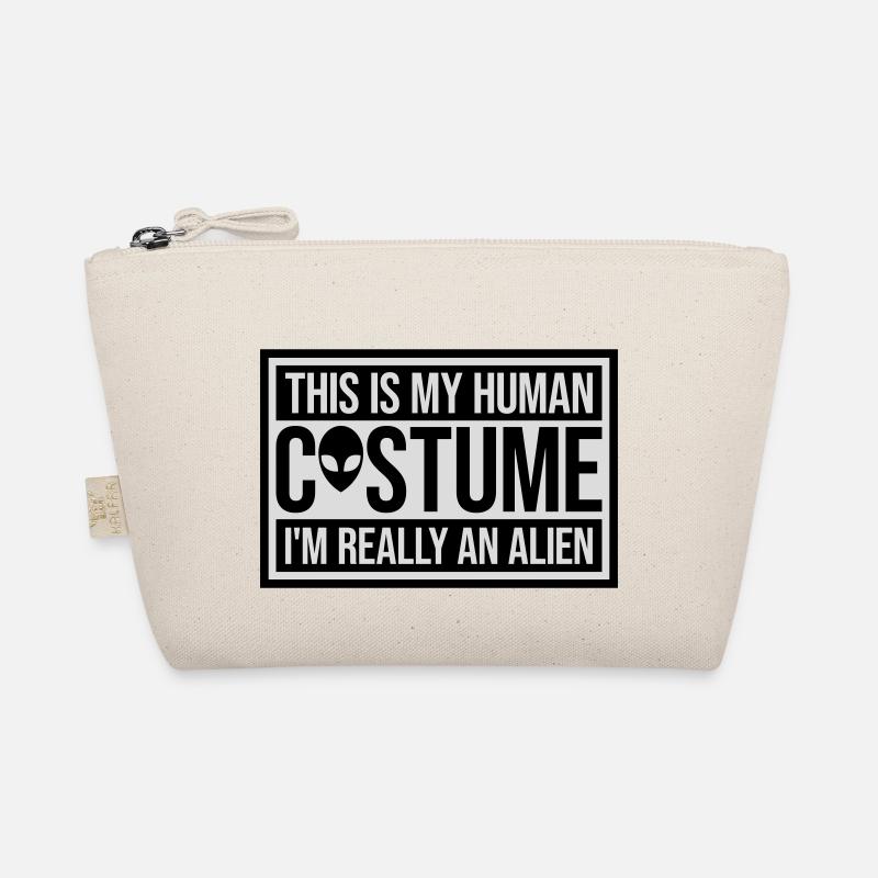 human costume alien Zitat Bio-Täschchen
