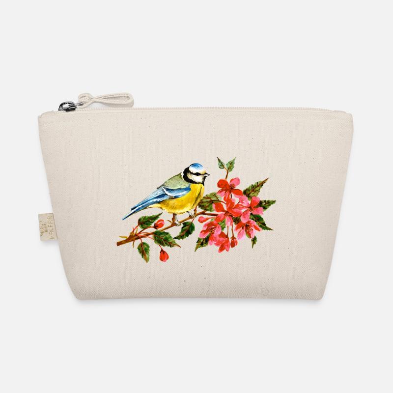 Bunter Vogel Bio-Täschchen