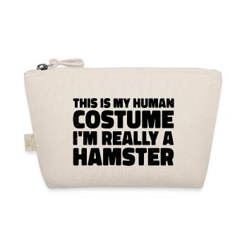 This Is My Human Costume I'm Really A Hamster Anim - Bio-Täschchen - Natur - Vorne