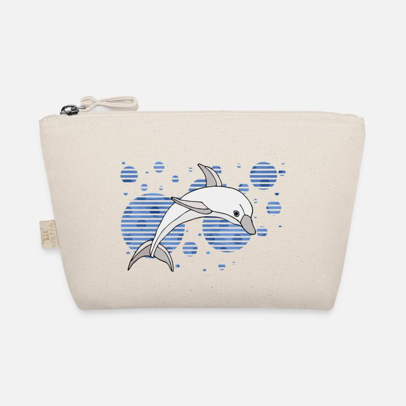 Delfin - Bio-Täschchen - Natur