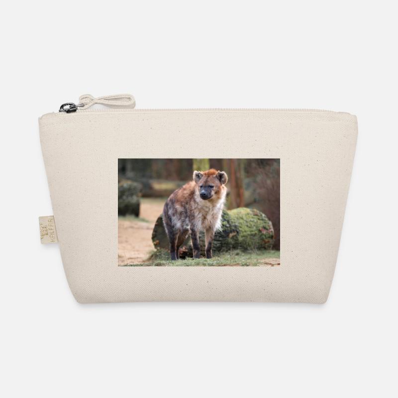 Hyäne oder Hyäne oder Harpyie (auf Deutsch Hyäne) Hyäne Bio-Täschchen