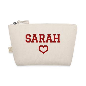 Sarah Heart - Organic Pouch - nature - Front