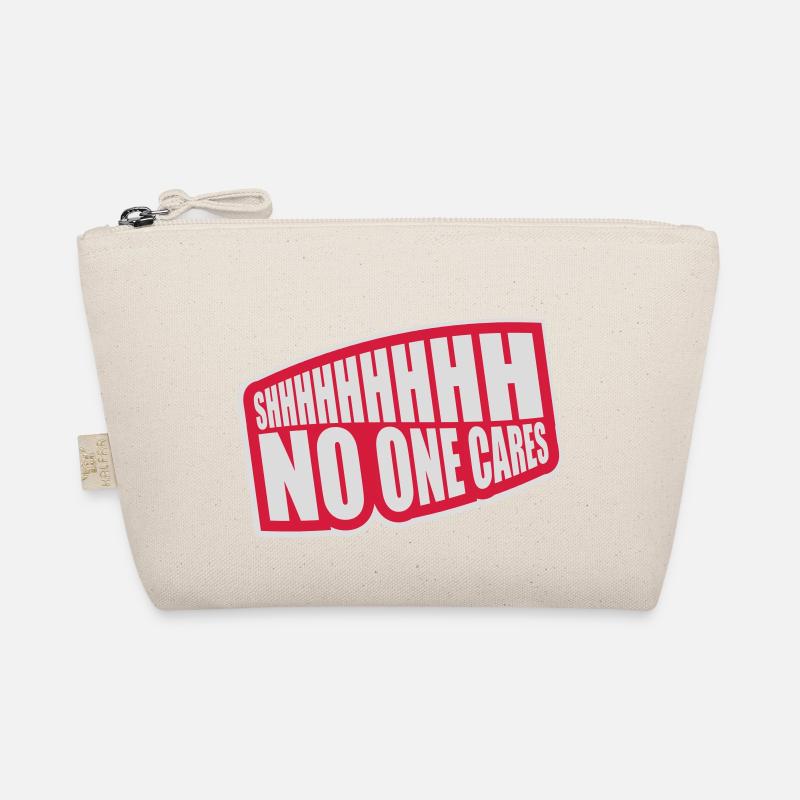 shhh no one cares Organic Pouch