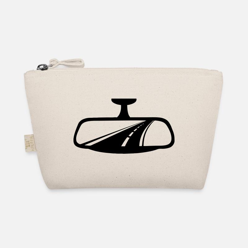 Car rearview mirror with motorway Organic Pouch