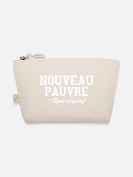 nouveau pauvre, pauvreté, artisan - Trousse biologique - nature - Devant