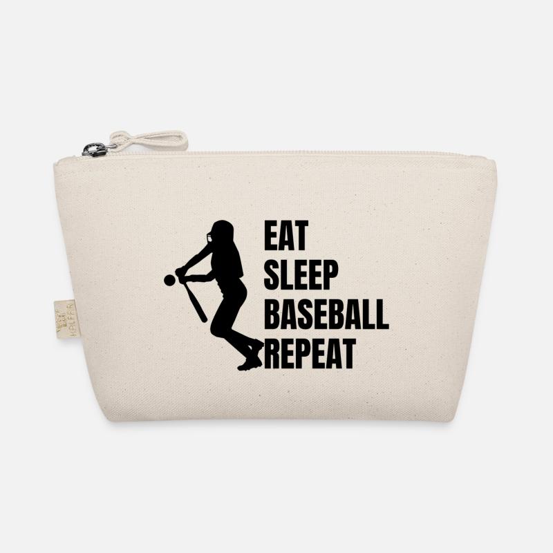 Baseball Baseballspiel Geschenk Baseballliebhaber Bio-Täschchen