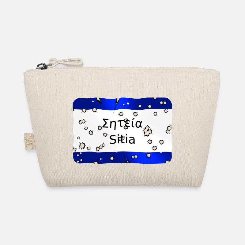 mg kriti ortsschild sitia - Bio-Täschchen - Natur