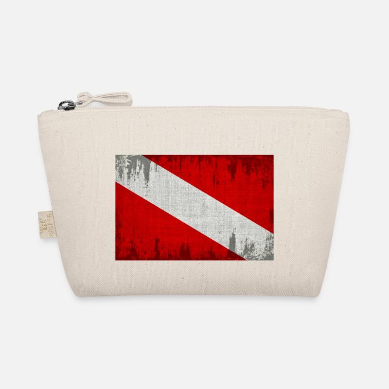 Diving flag - Organic Pouch - nature
