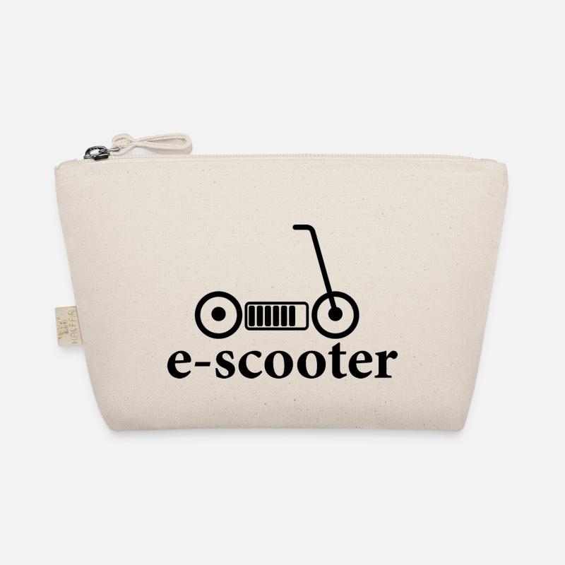 E-Scooter E-Roller Scooter - Bio-Täschchen - Natur