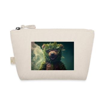 Bear Cannabis Smoke Weed - Organic Pouch - nature - Front