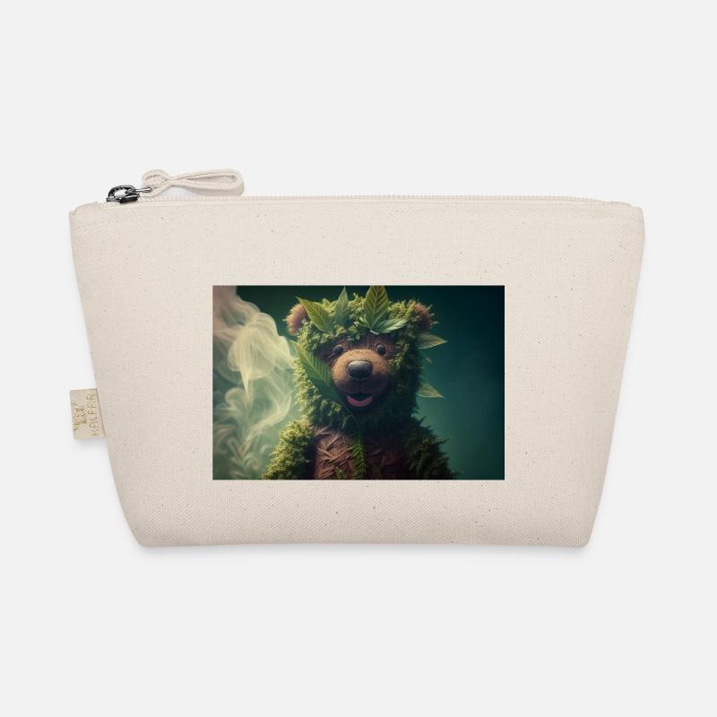 bear cannabis smoke weed Bio-Täschchen