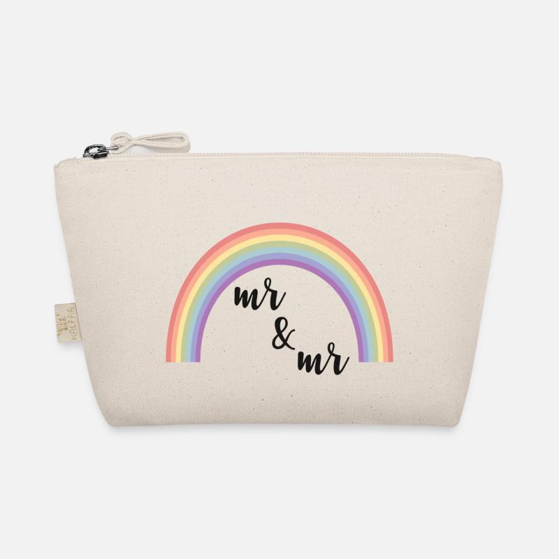 Mr and Mr Regenbogen Geschenk Bio-Täschchen