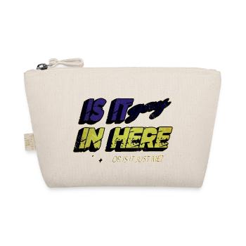 30 years heart one race bear bible verse jokes - Organic Pouch - nature - Front