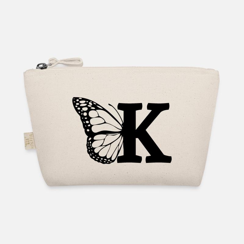 Buchstabe K Schmetterling - Bio-Täschchen - Natur