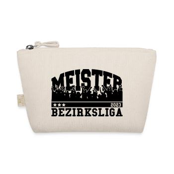 Meister 2023 Bezirksliga Aufstieg Fußball - Bio-Täschchen - Natur - Vorne