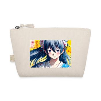 Anime Japanese Girl Blue - Trousse biologique - nature - Devant