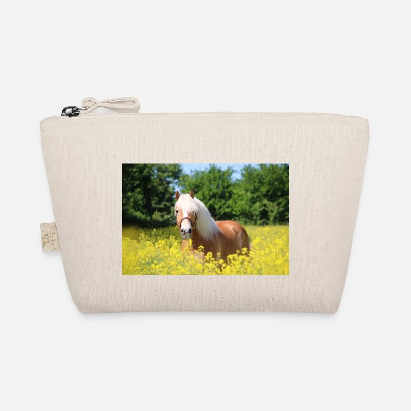 Haflinger im Raps - Bio-Täschchen - Natur