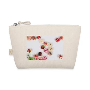 colorful buttons - Organic Pouch - nature - Front